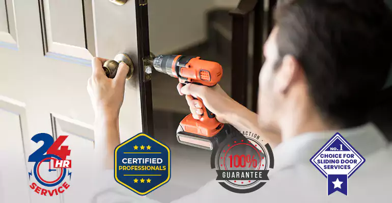 Sliding Wood Door Repair in Lantana